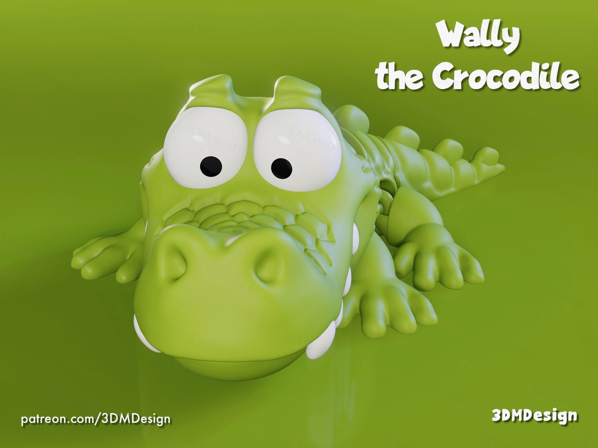 Wally krokodýl | Hračka - Obrázek 2